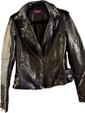 Vigoss floral/studded moto jacket women's  - see photo